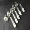 real glass thickness club banger domeless nail 14mm/18mm male/ female, glass bong oil rigs water pipe