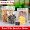 22x32 cm 0.16mm Vacuum Nylon Claro Alimentos Cozidos Saver Armazenar Embalagem Sacos De Carne Snacks Hermetic Pacote De Vedação De Calor Pacote de Plástico de Vedação