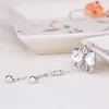 Новая бабочка ожерелье кристалл кулон розовое зеленое синее серебро ожерелье качественное качество валентина матери день рождественские подарок оптовые продажи ювелирные изделия DHL SF