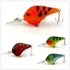 Hengjia 100pcs / lot esche da pesca non verniciate artificiale ABS plastica dura esche da pesca di alta qualità affrontare vuote Crank esche da pesca