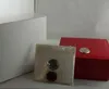 new square red for omeg box watch booklet card tags and papers in english watches Box Original Inner Outer Men Wristwatch box2023