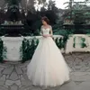 Dresses Lace Wedding Dresses robe de mariage Custom Made Bridal Gowns Wedding Dresses vestido de noiva Luxury Long Illusion Wedding Dresse