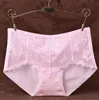 Najnowsze Sexy Casual Cotton Damskie majtki Bielizna Damskie Spodenki Krótkie Briegi Waist Lace Underwears NP055