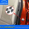 Qcbxyyxh 4pcs / lot abs bil dörrlås skyddskåpa för Chevrolet Epica Spark Sail Lova Captiva Cruze Malibu XL Trax Aveo Volt