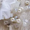 Nieuwe witte rode bruidshaarbloemen verkopen hoge kwaliteit bruiloft kristal flexibel haaraccessoire bloemen Sydney bruidshoofdtooi Hea3747481