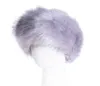 10 colors Womens Faux Fur Headband Luxury Adjustable Winter warm Black White Nature Girls Earwarmer Earmuff