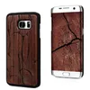 Lågt pris Creative Wood Carving Case för Samsung Galaxy S5 S6 S7 Edge S8 Plus Telefon Skyddslock Slim Trä Telefon Väska till iPhone 6 6s plus 7