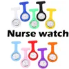 DHL-freies Verschiffen-Silikon-Krankenschwester-medizinische Uhr-Taschen-Uhr-Doktor Christmas Gifts Colorful Fob Tunika-Uhr