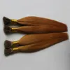 Brazilian Straight Keratin hair i tip hair extensions #350 Color keratine cheveux virgin i tip hair 200g 1g/strand 200s