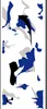 Naklejki Ubran Duże niebieskie kamuflaż winylu z powietrzem Rlease Gloss/ Matt Arctic Camoflage Pokrywa grafika drukowana Stylizacja Rozmiar 1.52x30m