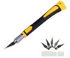 Бесплатная доставка 50 компл. полезные SL-1153S резьба ручка с 10 шт. SK5 лезвия резьба по дереву инструменты скульптура гравировка нож