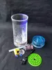 Latarnie akrylowe nie zawierają elektronów, rury wodne szklane bongi Hooakahs Dwie funkcje dla platform olejowych szklanych bongs