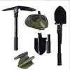 Promotional outdoor camping four one spade multifunctional folding shovel factory direct