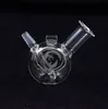 twee functies 3 inch mini ketting wax dab booreilanden waskolf glazen waterpijp Gezamenlijke 10mm WYK-YUAN (MINI) draagbare