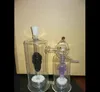 Twins conjoined pots , Oil Burner Glass Pipes Water Pipes Glass Pipe Oil Rigs Smoking with Dropper Glass Bongs Accesso