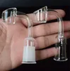 New 100 Quartz Banger Nail 10mm 14mm 18mm Female and Male Domeless Quartz Nail VS titanium ceramic nail5430212