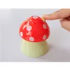 Wholesale- Creative gift cute home kitchen Supplies automatic mushroom toothpick box Toothpick Holders color mixed #70002