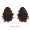 Neue Frauen Große Lockige Chignon Clip in Gummiband Gefälschte Haarknoten Hochsteckfrisur Haarteil Erweiterung Zubehör Synthetische Natürliche Haar Style3510297