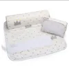 2022 Baby Infant Newborn Sleep Positioner Anti Roll Pillow With Sheet Cover+Pillow 2pcs Sets For 0-6 Months Babies