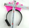 LED Crystal Crown Headbands Light Up Party Rave Fancy Dress Costume Light Up Brithday Hen Party 깜박이는 헤드 밴드 크리스마스 휴가 호의