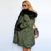 Wholesale Women 2020 Winter Faux Fur Coat Casual Hooded Parka Ladies Hoodies Long Jacket Outwear chaquetas mujer