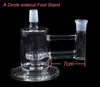 New design VapeXhale hydratube sidecar perc with stand 7 Inches bubbler glass bong 5mm thickness