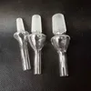 Drip Tips Glass Banger Strumenti per fumatori Accessori Chiodi Boccaglio 10mm 14mm 18mm Maschio per narghilè Bong Bubbler Oil Rig