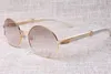 lunettes de soleil de protection contre les radiations 7550178 angle blanc naturel hommes et femmes pour éviter les lunettes UV également Taille: lunettes 55-22-135mm