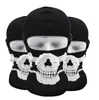 Tactical Hoods Ghost Skull Full Face Mask Motorcycle Biker Balaclava Breathing Dustproof Windproof mask Skiing sport masks CS hoods mask