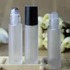 750Pcs 5 Colors Portable 10ML MINI ROLL ON Glass Bottles Fragrance PERFUME THICK GLASS BOTTLES ESSENTIAL OIL Bottle GLASS Metal Roller Ball