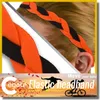 Wholesale 100 pieces lot Headbands Triple Braided Sports Headband with Non slip grip for Softball