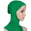 Bonés femininos muçulmanos macios de algodão com cobertura interna hijab chapéus islâmicos lenço de baixo
