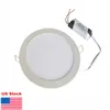 Ultra Cienki Lights 9 W 12W 15W 18W 21W Przyciemniane panel LED Light Wbudowany Sufit Downlight Oświetlenie wewnętrzne Ciepłe Naturalne Cool White