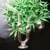 Glass Smoking Pipes Manufacture Hand-blown hookah Bongs New snake shaped pot with base
