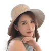 Women Straw Hats With Bow-knot Adjustable Sun Hat Snapback Fashion Folding Gorras Hip Hop Women Sun Bonnet