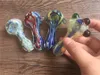 Stile all'ingrosso Mix Colorato Spessore Heady Glass Spoon Pipe per tubi di fumo di vetro Bong Tubo di tabacco per fumatori