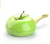 Hot Sale Fruit Frying Pan Colour Saucepan Ceramic Grill Pan Cast Aluminum Cookware Gas Grill Pan