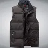 All'ingrosso-2017 Gilet da uomo di marca Cappotto Gilet senza maniche Homme Inverno Casual Maschio Plus size 4XL Giacca calda Gilet da uomo Gilet Stock