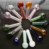 Multicolor mezclado con humo con bongs de vidrio, accesorios de bongs de vidrio al por mayor, cachimba de vidrio, humo de pipa de agua envío gratis