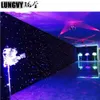 Hoge kwaliteit 6 M * 12m LED Star Gordijn LED Star Doek LED-achtergronden voor DJ Stage Bruiloft Achtergronden Lichtgordijnen