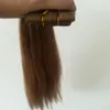 스트레이트 웨이브 BALCK 색상 24inch Weft 2pcs 100grams / PC 및 8/613 피아노 22inch # 10 나노 링 머리 20''and 테이프 18 ''