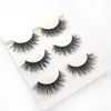 3D Mink False Eyelashes 3D15 Lashes Handmade Soft Sway Long 3 أزواج مزيفة العين الرموز الرموش 3 أزواج جمال نطاق الجمال