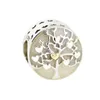 2017 Moederdag Zilveren Kralen DIY Fit Pandora Armbanden Authentiek 925 Sterling-Silver-Sieraden Charms Tree of Hearts Silver Emaille Real Gold
