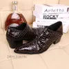 Italiaanse stijl schoenen man 100% merk man's lederen schoenen man jurk schoenen lederen zapatos hombre, big size EU38-46