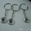 50Pcs EVIL EYE Kabbalah Charm Belt Chains key Ring Travel Protection DIY Jewelry 15 x 65mm Antique Silver6510664