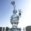 Atacado Recycler Rigs Fab Egg suíço Percolator Bongos de vidro Oil Rigs com chuveiro de Perc Dab Rigs MFE011