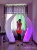 Good Party Decoration Beautiful Curve Lighting Inflatable Wedding Cone For Decorations Made In China Come With Air Blower