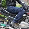 TKOSM 2色の高品質モトクロスのオートバイのズボンのモトレーシングジーンズ膝パッドのズボンモルトモト快適なズボン