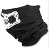 unisex Halloween Cosplay Bicycle Ski Skull Half Face Mask Ghost Scarf Bandana Neck Warmer Party headband Magic Turban balaclava BF25