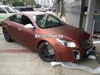 Матовый хром коричневый винил автомобиля пленкой с воздушными каналами матовый хром медь покрытие пленка размер 1.52x20m/рулон 5x66ft